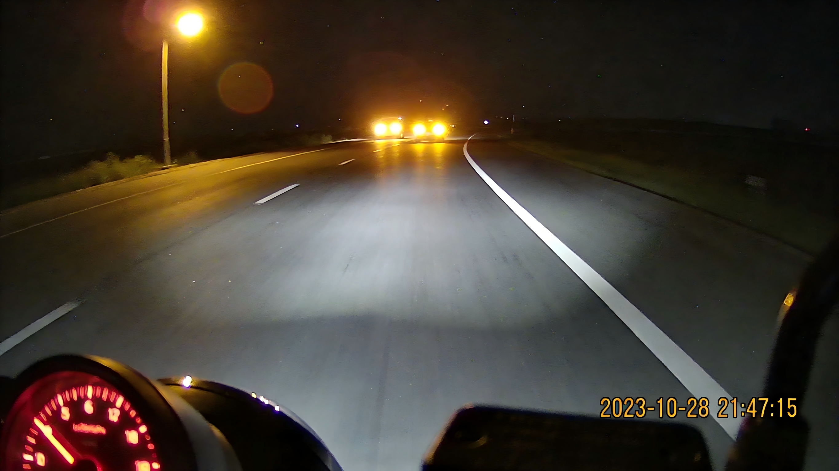 Best camera for motorcycle dash cam with night vision.