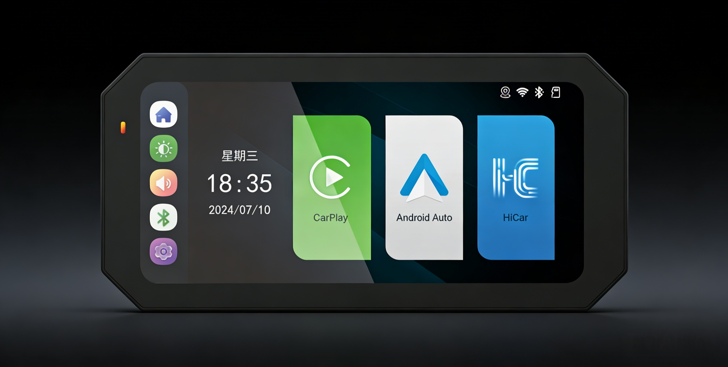 R9 Motorcycle CarPlay Dash Cam