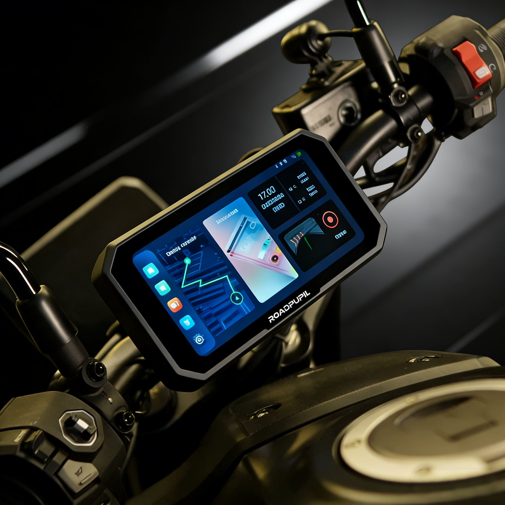 R9 Motorcycle CarPlay Dash Cam