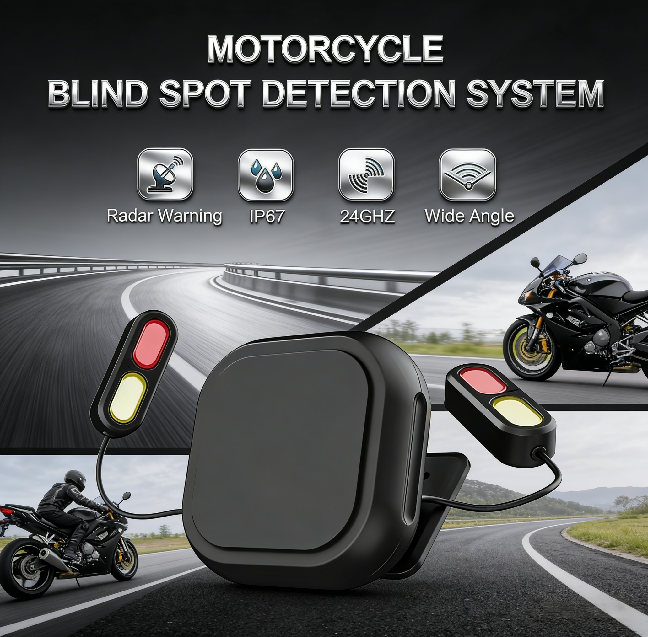 BSD5 Motorcycle Blind Spot Detection