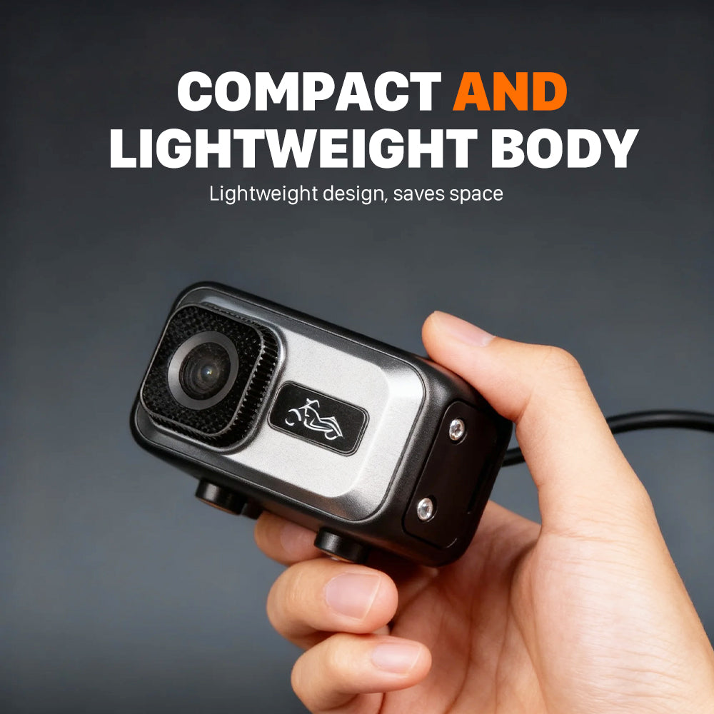 wide angle single lens motorcycle dash cam
