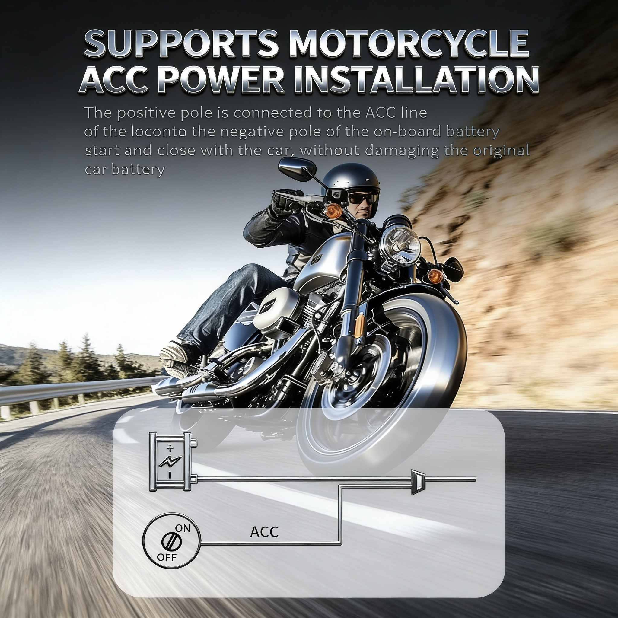 BSD5 Motorcycle Blind Spot Detection
