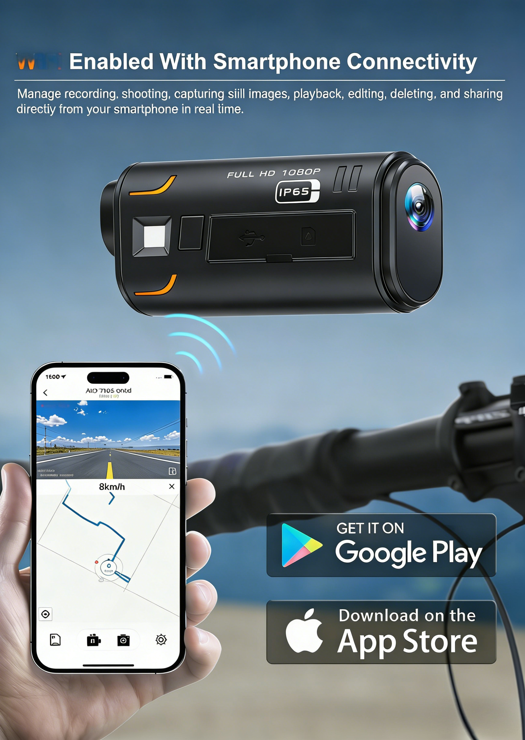 H6 Motorcycle Helmet Camera