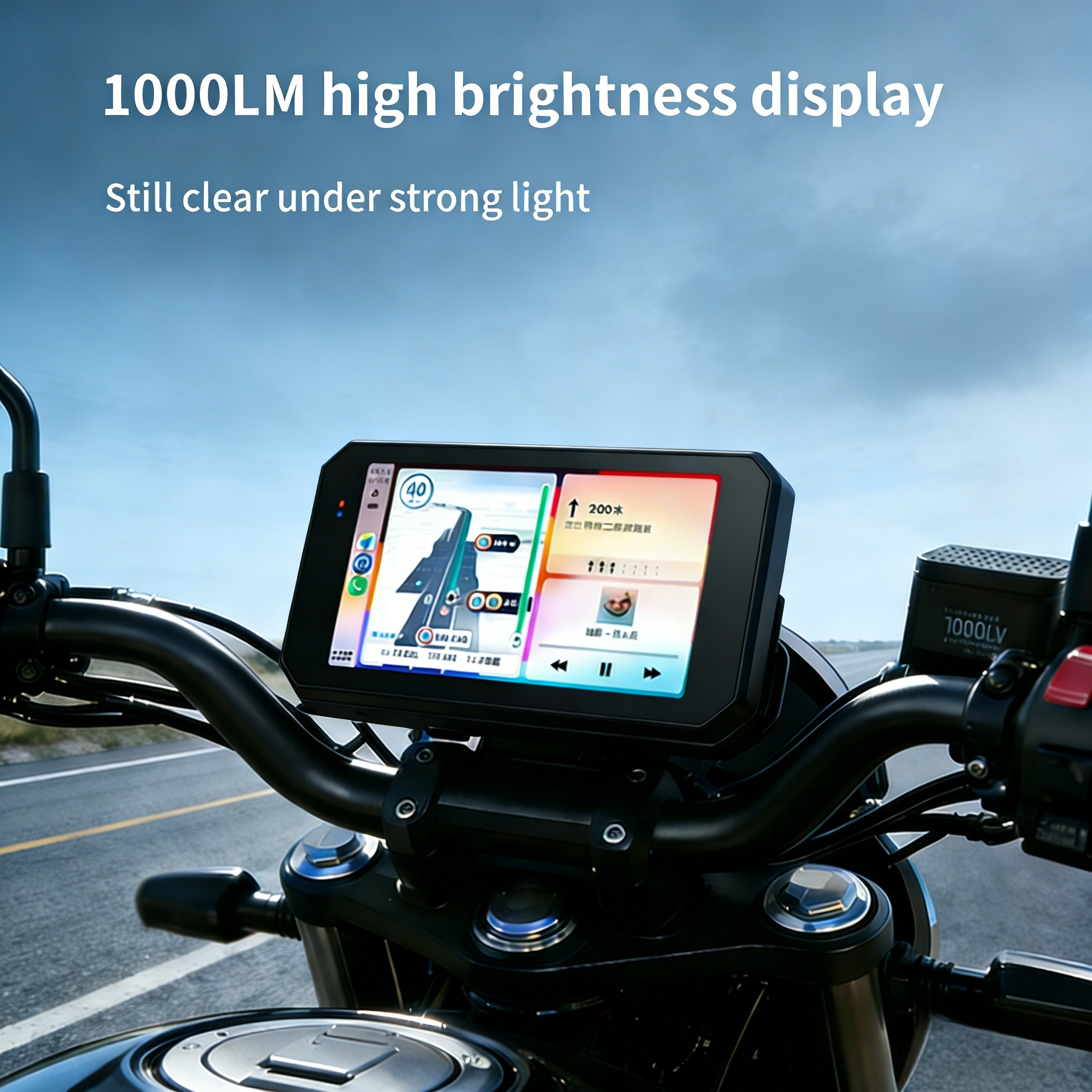 S6 Motorcycle CarPlay Screen