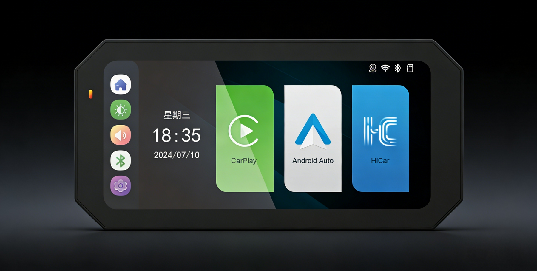R9 Motorcycle CarPlay Dash Cam