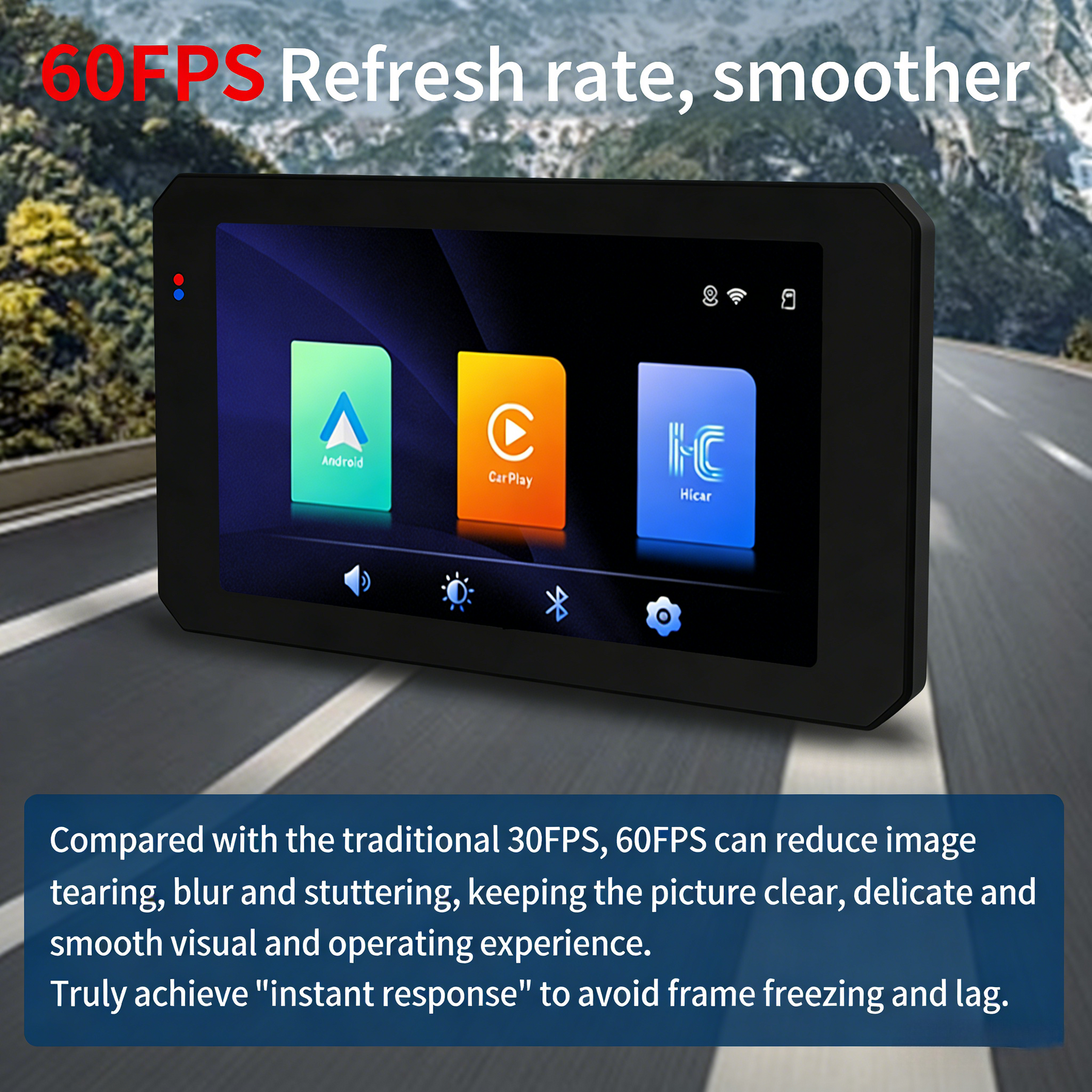 S6 Motorcycle CarPlay Screen