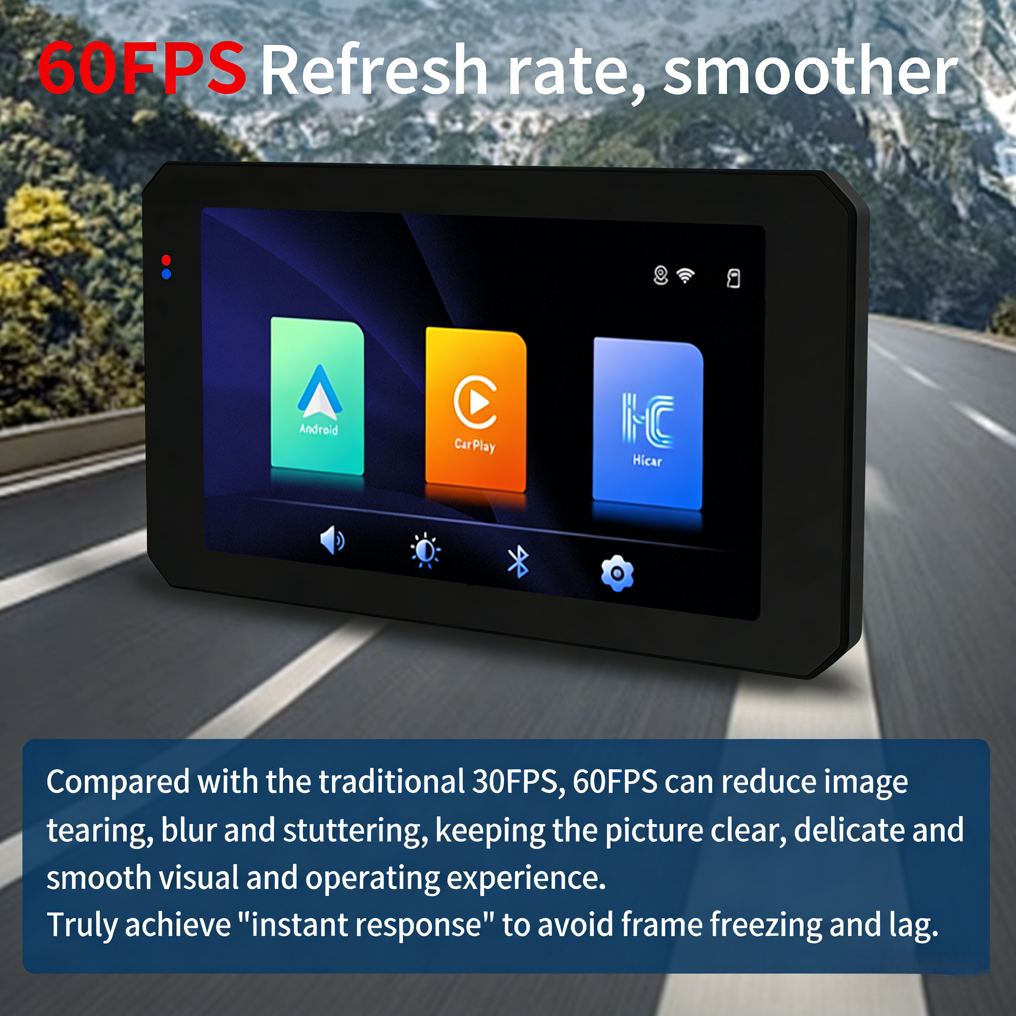 S6 Motorcycle CarPlay Screen