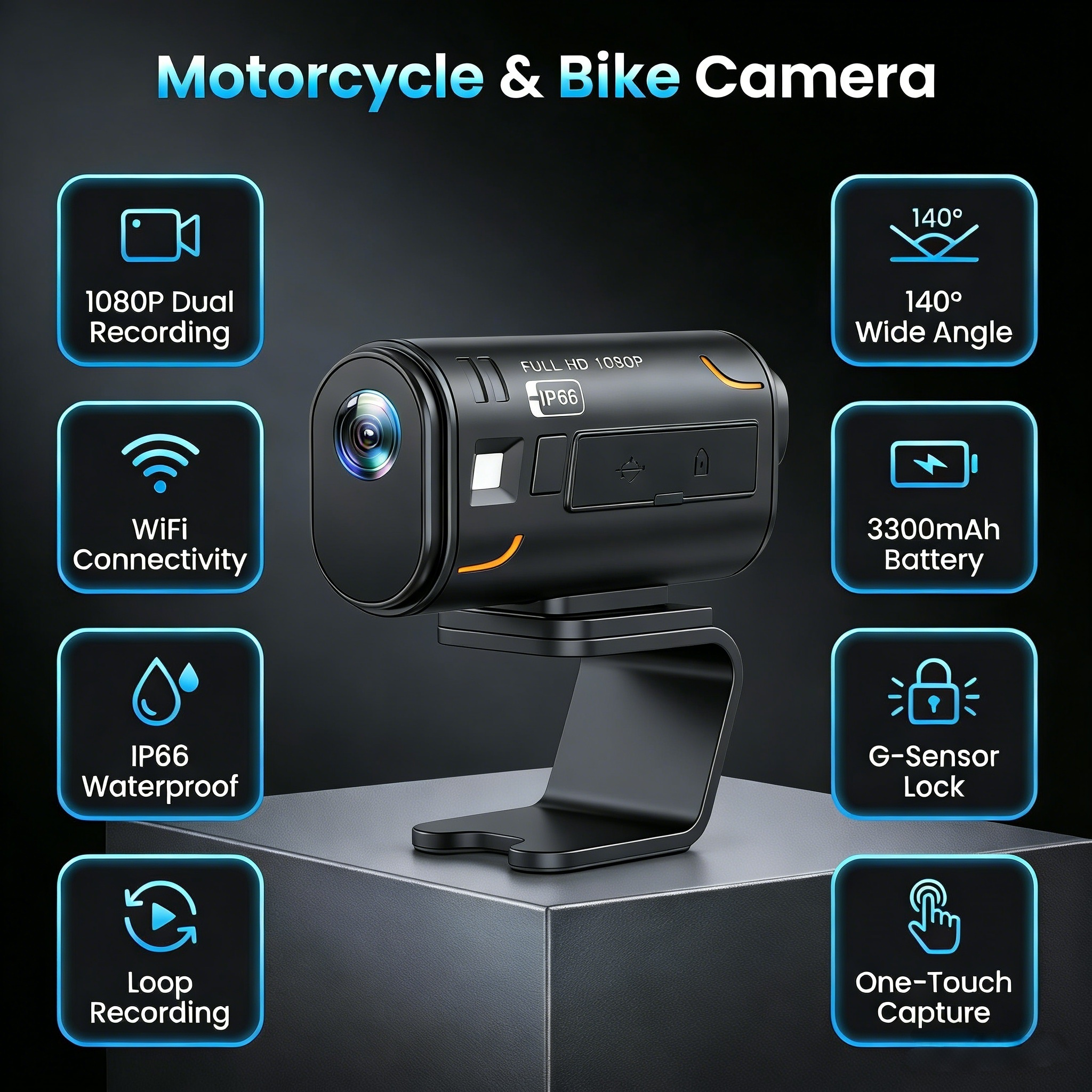 H6 Motorcycle Helmet Camera