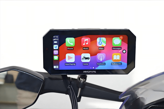 Roadpupil Motorcytcle Dash Cam-Wireless Carplay R9