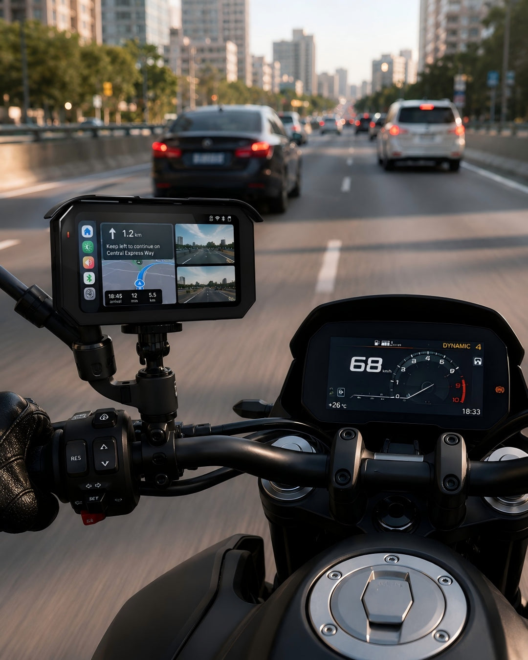 Front And Rear Road Awareness