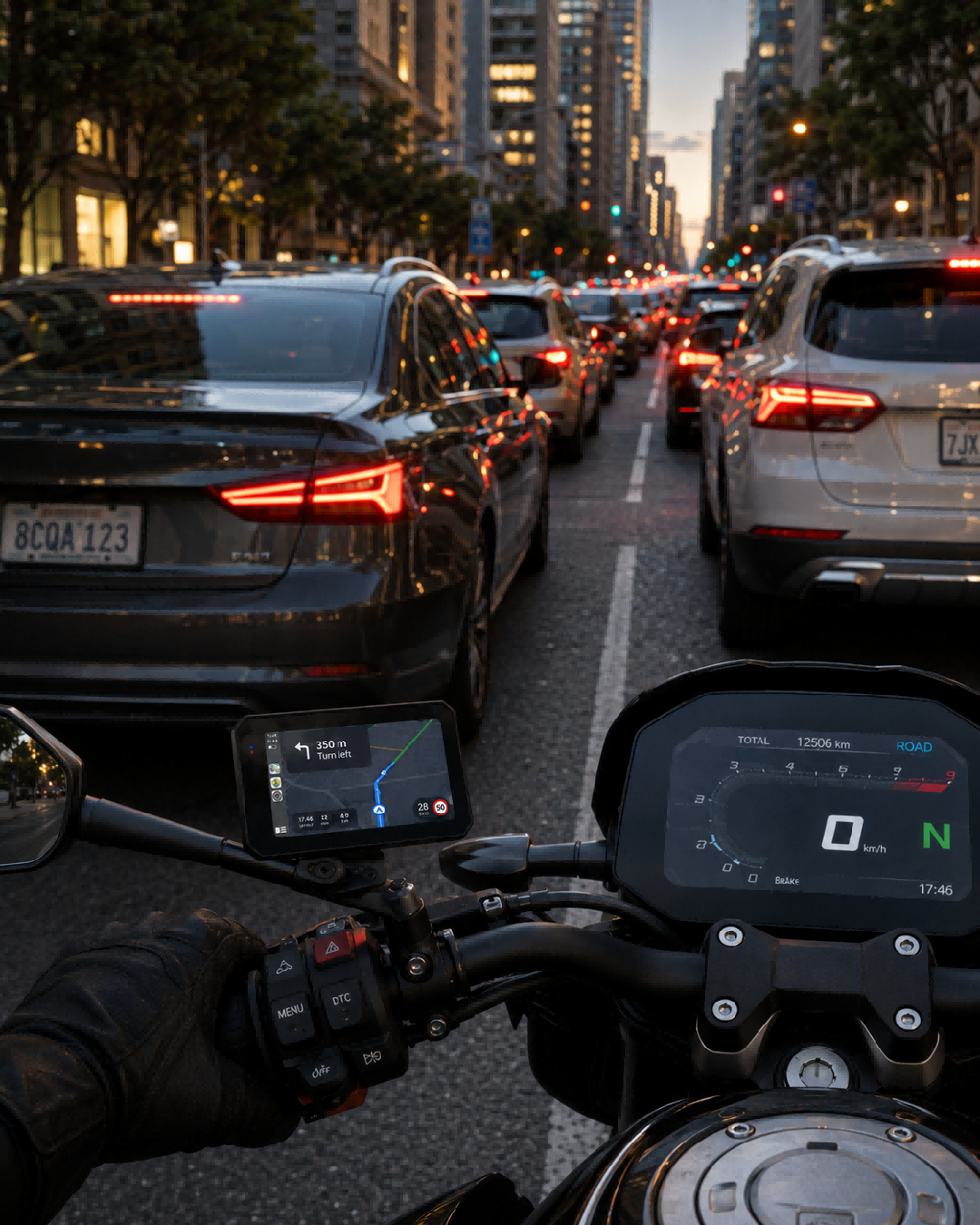 Heavy Traffic Navigation
